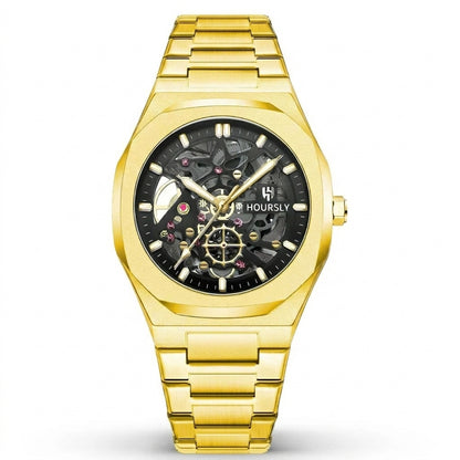 Hoursly Octagonal - Skeleton Watch