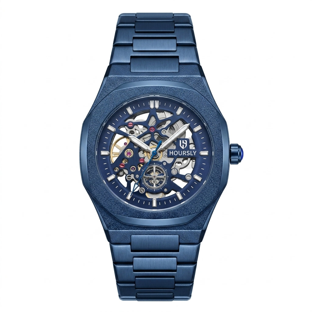 Hoursly Octagonal - Skeleton Watch