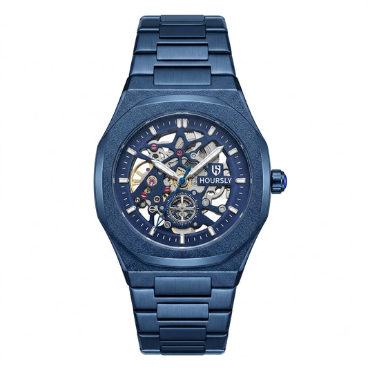 Hoursly Octagonal - Skeleton Watch