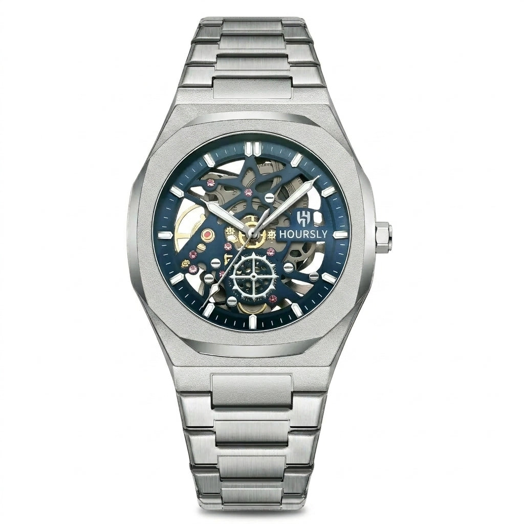 Hoursly Octagonal - Skeleton Watch